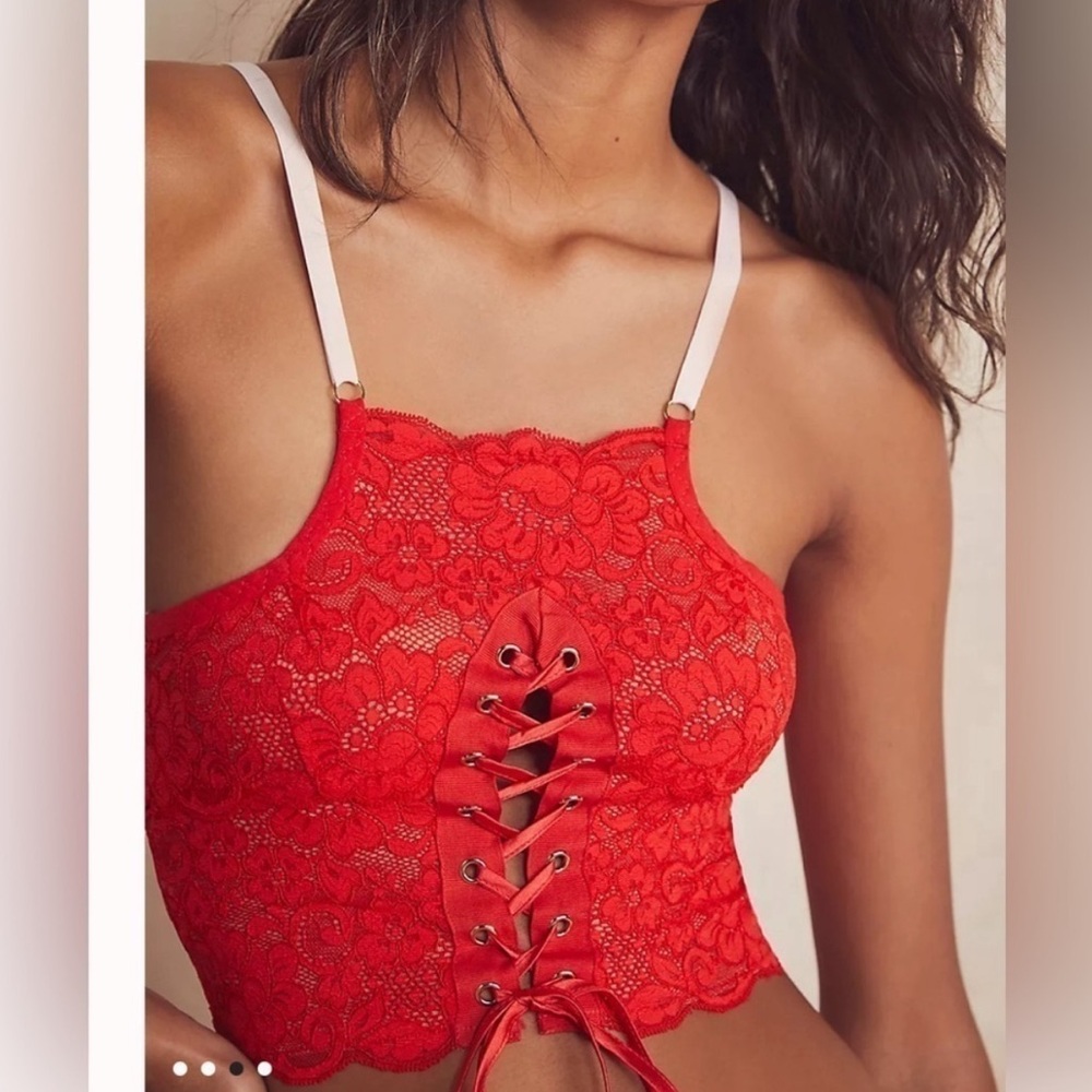 We Are HAH Top 2 Bottom Cami - Blood Orange